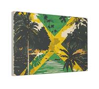 MXDLKSWPOH Canvas Wall Art Prints Aesthetic Poster Canvas Paintings Prints Vintage Jamaican Flag Pictures ArtWork Office Wall Decor Modern Abstract Wall Art for Living Room Bedroom Home Decor 12"x18"