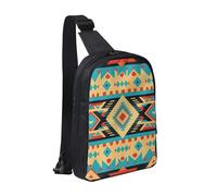 MXDLKSWPOH Cross Chest Bag Crossbody Sling Bag Native American Sling Backpack Casual Daypack Travel Backpack