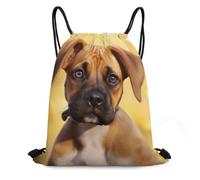 MXDLKSWPOH Drawstring Backpack Sports Gym Bags Draw String Bag Cute Dog Drawstring Bags for Women Men Sackpack