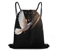 MXDLKSWPOH Drawstring Backpack Sports Gym Bags Draw String Bag Flying in The Air Drawstring Bags for Women Men Sackpack