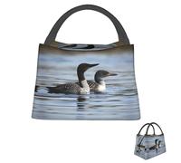 MXDLKSWPOH Insulated Lunch Bag Leakproof Cooler Bag Loon Birds Lunch Box Large Capacity Lunch Tote Bag for Picnic Work