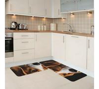 MXDLKSWPOH Kitchen Mats 2PCS Non-Slip Kitchen Mats for Floor Cute Beagle Dogs Kitchen Rugs Anti-Fatigue Standing Desk Mats Waterproof Cushioned Rug for Sink Laundry Office 17"x29.5"+17"x47.2"