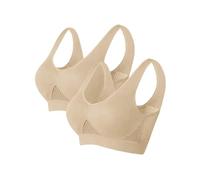 MXETWJEL Multipack Sports Bra for Women Plus Size Bralette for Woman Thin Full Coverage Firm Hold Sleep Bra Multicolor New Wireless Wrap Chest Crop Top Vest Comfort Stretch Bras for Everyday Wear