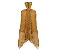 Mxevalzer Pleated Top - female - Max Mara - Sleeveless Tops - Brown - S - Tops S
