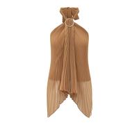 Mxevalzer Pleated Top - female - Max Mara - Sleeveless Tops - Orange - 2XS - Tops 2XS
