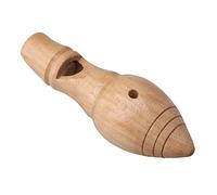 Mxfans 4.13x1.57" Carved Wooden Caller Whistle Long Type Whistle