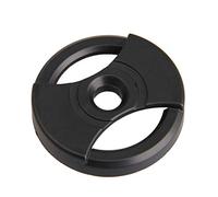 Mxfans 7 Inch Vinyl Record Centre-Hole Adapter Turntable Phonograph 45RPM 38x7.2x7mm Black