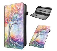 Mxfdegf Car Registration and Insurance Holder, Leather Car Glove Box Organizer, Cool Car Accessories for ID, Driver's License Cards & Essential Document,Men&Women,business cards,The Tree of Life