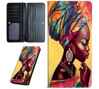 Mxfdegf Wallets for Women Ultra Slim Thin Leather Women Wallet Wallet for Men Women, with RFID Blocking Credit Card Holder Ladies Clutch Purse Billfold Thin Wallet, Black Woman Queen -693, Long