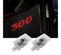 MXGAIC Car Door Logo Lights Puddle Lights Compatible with 300 300C 300S 2005-present LED Puddle Lamps Projector Door Shadow Light Accessories (Pattern 2)