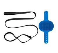 MXGHWG 1 Anti-Pulling Pet Leash And 1 Piece Of Bathing Brush, Soft And Comfortable Handle, Stable Fit Without Nose, Daily Training Dog Walking Supplies.