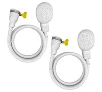 MXGHWG 2 Pieces Of Pet Rubber Hose Shower Head With Buckle, Shower Quick-Connect Nozzle, Bathtub Faucet Shower Accessories, Pet Cleaning And Beauty Supplies.