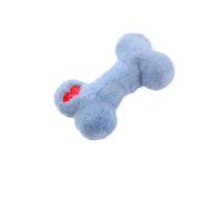 MXGRAPHIC 1PC Pet Supplies Plush Bone Modeling Containing Bb Called Sound Bite Dog Interactive Toy Wear-Resistant(5)
