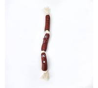 MXGRAPHIC Cats And Dogs Pet Toy Cotton Rope Sausage Cotton Rope Resistant Bite Grinding Interactive Boredom Funny Pet Supplies
