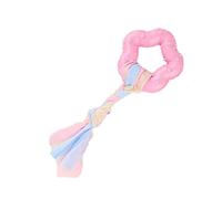 MXGRAPHIC Soft Dog Chew Toys Pink Rubber Bone Toy Durable Molars Training Ball Toy Chihuahua Yorkie Interactive Treat Pet Supplies(7)