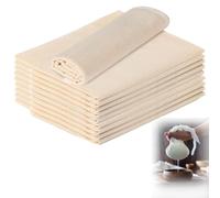 MXHBSTP 10 Pcs Muslin Cloths for Cooking, 15.75*15.75in Cheesecloth, White/Off-White, Cotton (Muslin), Classic, Rectangular, Solid, Farmhouse