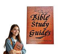 MXHBSTP Bible Study Journal for Women, Bible Study Guide, Notebook with Guided Prompts, Bible Notebook Structured Scripture Reflection and Prayer Notebook, Portable for Personal Growth