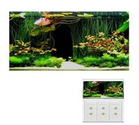 MXHBSTP Fish Tank Background, Aquarium Background, Fish Tank Background Pictures, 40 x 90cm, Self Adhesive Design, Enhances Visual Appeal, Suitable for Creating a Unique Underwater Environment