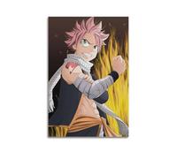 MXHEDVFTS Anime Poster Fairy Tail Natsu Dragneel Poster Decorative Painting Canvas Wall Posters And Art Picture Print Modern Family Bedroom Decor Posters 12x18inch(30x45cm)