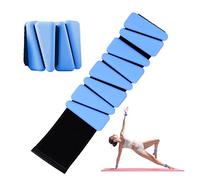 MXiiXM Wrist Weights, Set of 2, Adjustable Silicone Workout Weights for Men and Women, Portable Ankle/Wrist Weights, Suitable for Yoga, Dance, Pool Exercises and Jogging, 0.9 kg (Blue)