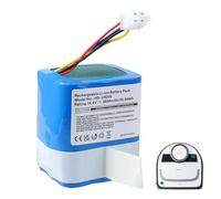 MXJFYY 14.4V 6600mAh Rechargeable Li-ion Battery Compatible with Vorwerk Kobold VR200, Vacuum Cleaner Battery for Part No. 20884-1, 4NCR18650P2-C001A, 4NCR18650P2-C002A Series