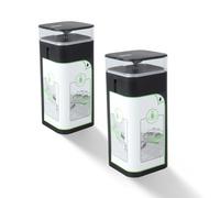 MXJFYY 2-Pack Virtual Wall Barrier for IRobot Roomba, Dual Mode Virtual Wall Barrier Light House Compatible with Roomba 500 600 700 800 900 E5 E6 I3 I4 I7 I8 Series (Virtual Barrier)