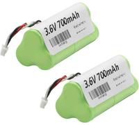 MXJFYY 2PCS Ni-MH 3.6V 800mAh Replacement Battery Compatible with Motorola Symbol LS4278, LS4278-M, LI4278, DS6878, 82-67705-01, BTRY-LS42RAAOE-01, K35466 Wireless Barcode Scanner
