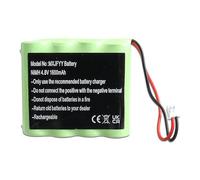 MXJFYY 4.8V 1600mAh Ni-MH AA Battery Compatible with Sport-ELEC Multisport, Pro, Pro Precision, Rechargeable AA Electrostimulation Battery with Connector