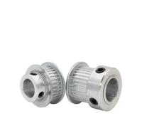 MXL 34Teeth 35Teeth Synchronous Pulley Wheel Bore 5/6/8/10/12/14mm Aluminum For Width 6mm 10mm Timing Belt(34T-K Type (Bore 8),2 Pieces,Belt width 6 mm)