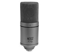 MXL 770 Condenser Microphone for Podcasting, Singing, Home Studio Recording, Gaming & Streaming | XLR | Large Diaphragm | Cardiod (Gray)
