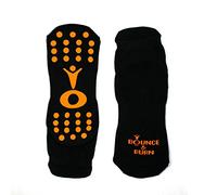 MXL MaXimus Life ReboundUK non slip Grip Socks UK size 4-7 - Perfect for Rebounding, Yoga, Dance, Martial Arts, Pilates, Trampoline, Fitness, Rehab, Home Aerobics, Body Balance and Barre