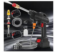 MXLDZHLW Pressure Washers,Battery Pressure Washer, 600W Power, Two 24V1500Mah Batteries Cordless Washer,All and Light Pressure Washer, for Window Cleaning