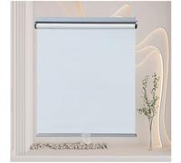 MXLDZHLW Sunshade Roll up Blinds, Total Blackout Roller Blinds for, Blackout Curtains Without Drilling, Sprotection/Thermal Window Roller Shades/White/60 * 200Cm/24 * 79In