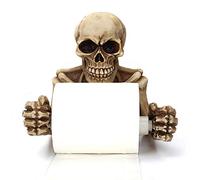MXLDZHLW Toilet Rolls,Skull As Toilet Paper,Skeleton Skull Gothic Bathroom Accessories,Toilet Paper Paper Made of Resin,Wall Mountipaper Roll for Bathroom and Kitchen