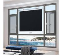 MXLDZHLW Window Roller Shades, Blackout Roller Blinds with Suction Cups, Sunshade Roll up Blinds No Drilling, Blackout Curtains, Sprotection Privacy Blinds/Black/30 * 100Cm/12 * 39In