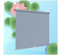 MXLDZHLW Window Roller Shades Without Drilling, Blackout Roll up Blinds, Sunshade Roller Blinds, Blackout Curtains, Temporary Blinds, Sprotection/Grey/145 * 150Cm/57 * 59In