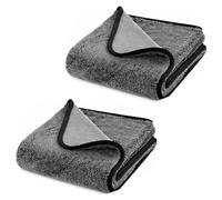 Mxlfdc Bathroom Drying Cloth, 2Pack Large Bathroom Cleaning Cloth(40x60cm), Microfibre Cleaning Cloth for Removing Water in Shower and Bathroom, Say Goodbye to Streaks Stains Limescale Deposits