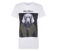 MXM Calca Classic Print T-Shirt - female - Max Mara - T-Shirts - White - S - Tops S