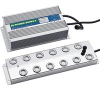 Mxmoonant 12 Head Ultrasonic Mist Maker 8.4L/H w/ 400W Transformer, NO Buoy