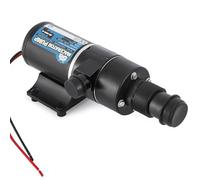 Mxmoonant 12V DC Macerator Pump, Waste Sewage Pump, 32Lpm, 114W, with 4-Blade Cutter, Overload Protection, Low Noise, for RV, Boat, Toilet, Kitchen, Livestock Farm