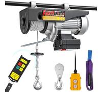 Mxmoonant Electric Hoist Fast Type, 300/600lbs, 10/20m/min, 10/20m Lift Height, Wireless&Wired Control, 1600W