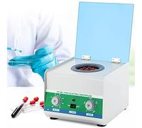 Mxmoonant Lab Centrifuge UK Plug, 6x15ml, 1865xg, 4000rpm, 60min Timer, 4.6kg, Capable of 15ml/10ml/5ml Test Tubes, for Separation of Samples, Qualitative Analysis