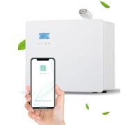 Mxmoonant Scent Air Machine for Waterless Essential Oil, Commercial, 3500m³ Covering, 1000ml Oil Bottle, Wall Mounted, for Office, Restaurant, Hotel, Can be Connected to HVAC System