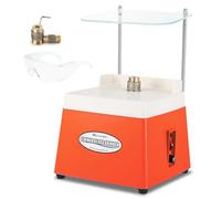 Mxmoonant Stained Glass Grinder with Baffle, 5/8’’ & 1’’ Grinder Bits & Safety Goggles, 4200RPM Mini DIY Grinding Tool Kit for Mosaics Ceramics Glass (UK Plug)