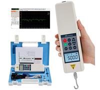 Mxmoonfree 500N Digital Force Gauge Push Pull Gauge with USB Output 500N/110Lbf/50Kgf Force Meter with Auto Power-Off, Auto Backlit LCD for Lab Tension and Compression Destructive Tests HP-500N