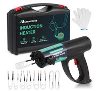Mxmoonfree - Induction Heater for Bolt Removal, 1500W Induction Bolt Heater Tool with 8 Horns and Sturdy Case for Safely Removing Nuts,