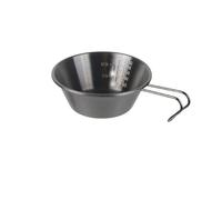 MXMZSRTH Titanium Sierra Bowl Outdoor Camping Portable Stainless Steel Sherpa Bowl BBQ Camping Hiking Picnic Rice Bowl(Noir,Style 2)