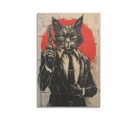 MXNGVU Spy Cat Poster Poster Decorative Painting Canvas Wall Posters And Art Picture Print Modern Family Bedroom Decor Posters 24x36inch(60x90cm)