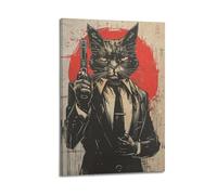 MXNGVU Spy Cat Poster Poster Decorative Painting Canvas Wall Posters And Art Picture Print Modern Family Bedroom Decor Posters 20x30inch(50x75cm)