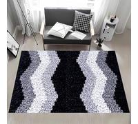 MXOUAJ 80 x 115 cm Latch Hook Rug Kits for Adults, Rug Making Kits for Adults, Printed Canvas Tapestry Kits Embroidery Kits, DIY Crochet Yarn Floor Cushion Crochet Large Hook for Home Decoration